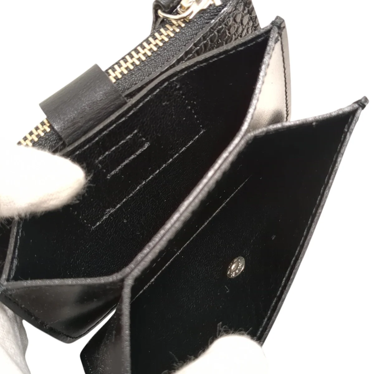 Leather Wallet Small black財布TZ251-AG955 - Image 4