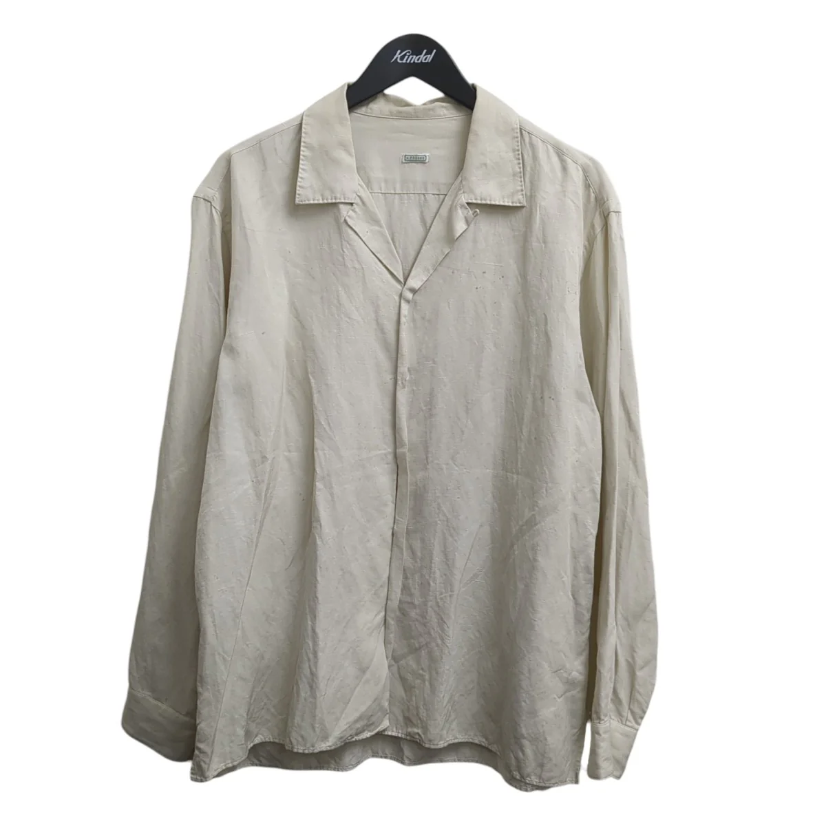 Silk Linen Open Collar L／S Shirtシャツ25SAP-02-05H
