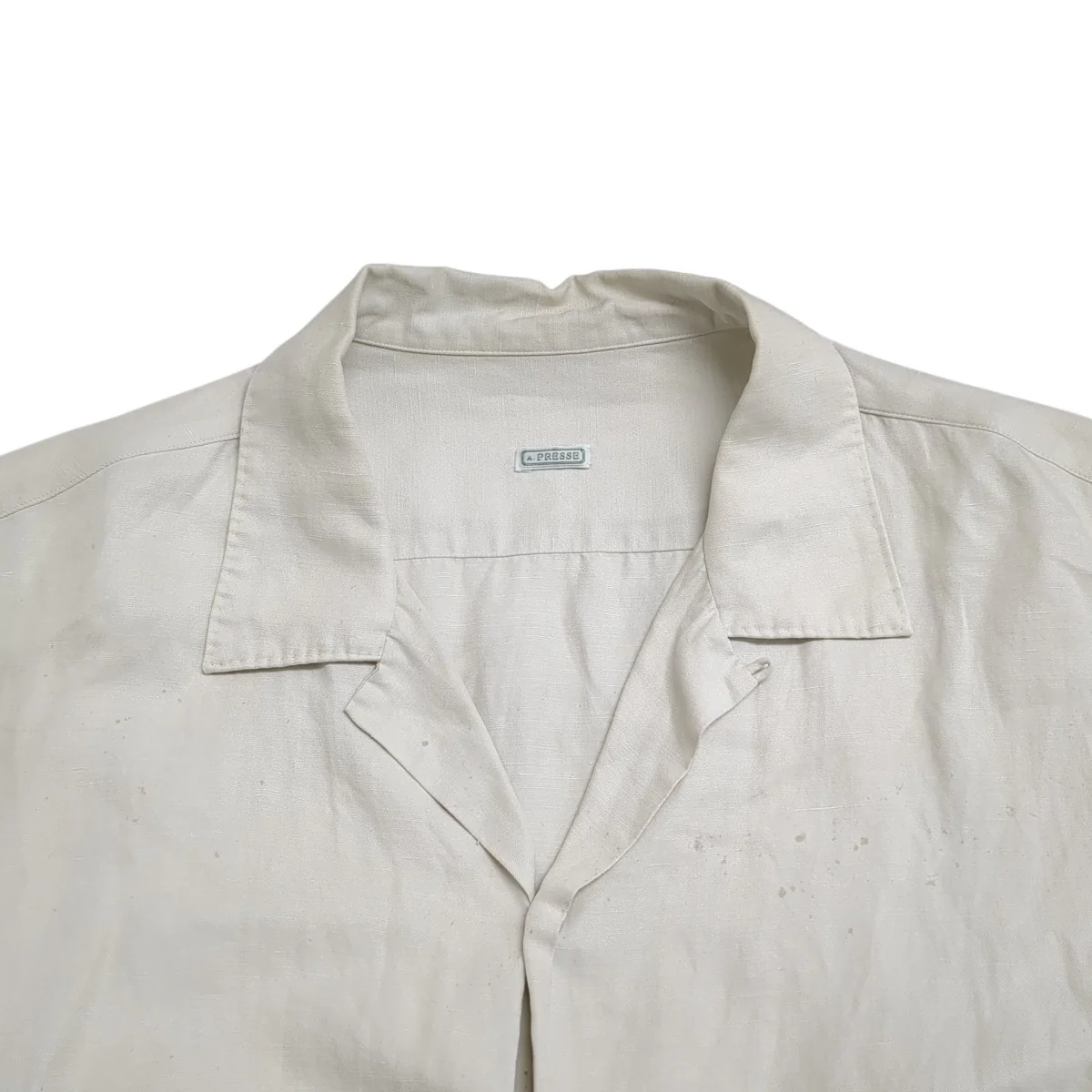 Silk Linen Open Collar L／S Shirtシャツ25SAP-02-05H - Image 3