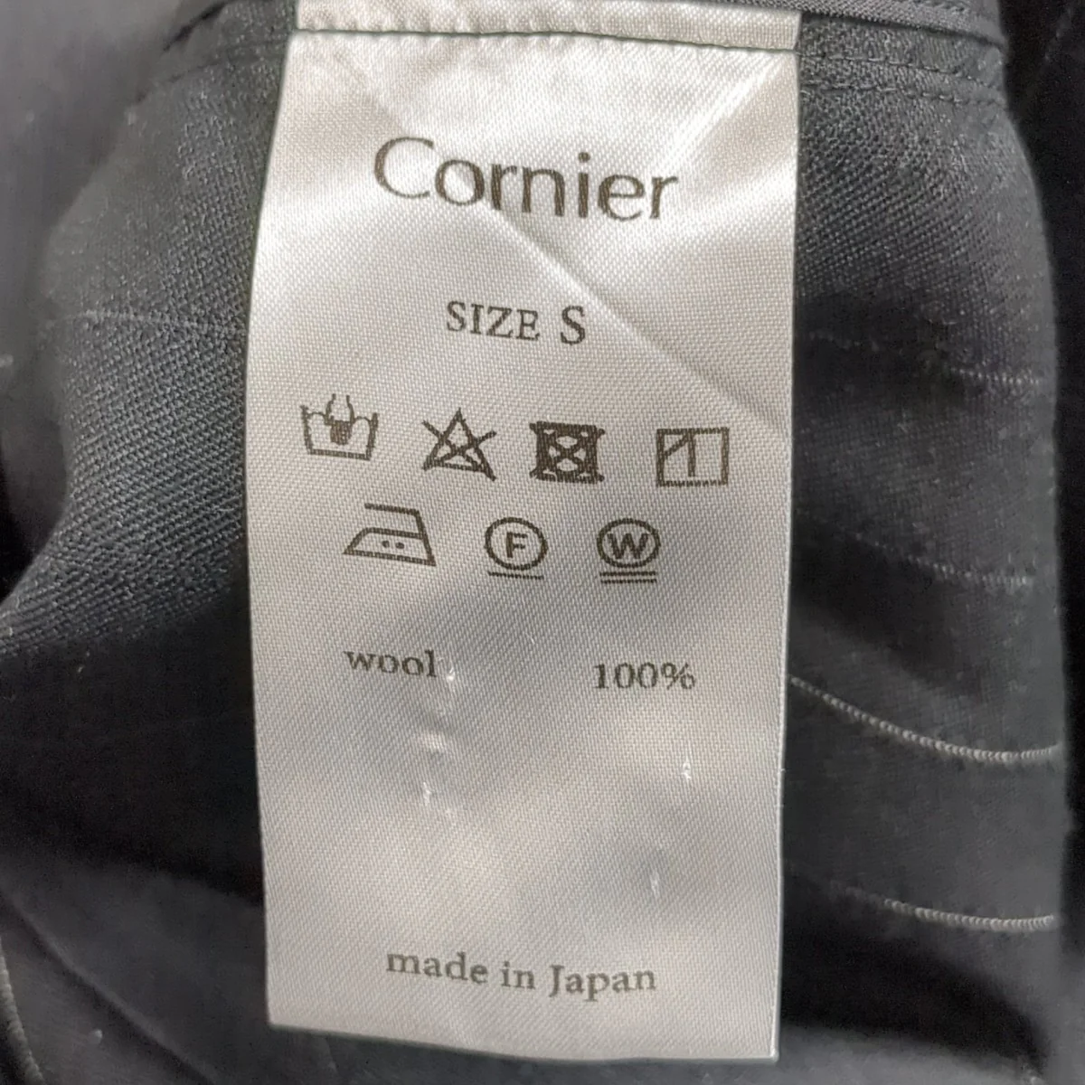 Super130’s RESISTED YARN DYED WOOL GABARDINE PULLOVERプルオーバーシャツ - Image 6