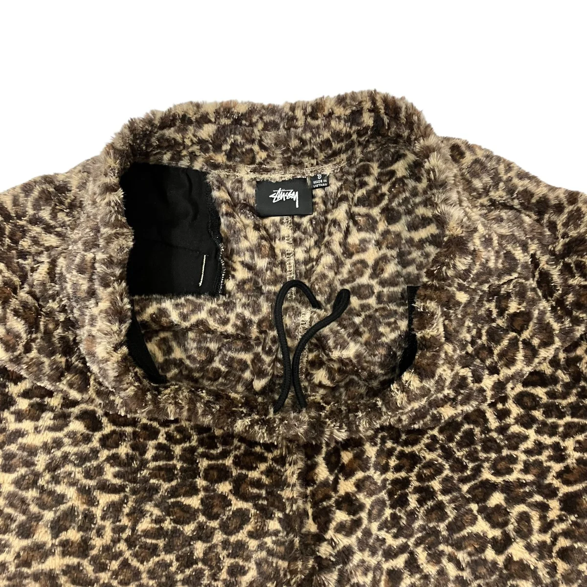 PILE LEOPARD SHORT BROWNハーフパンツ112344 - Image 4