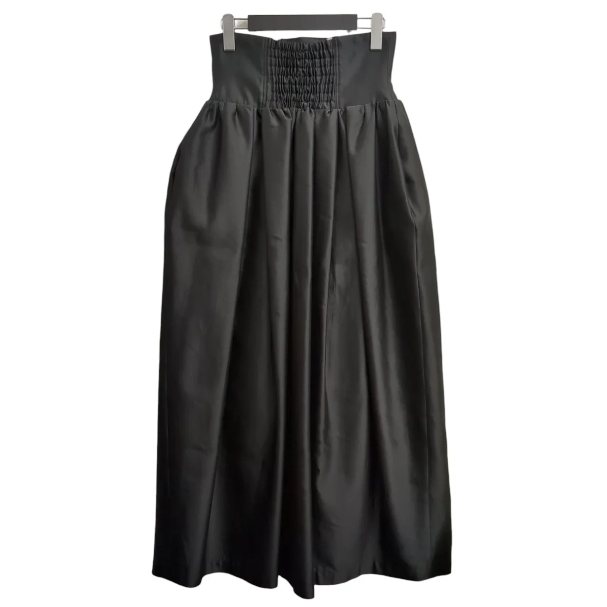 Silk Double Zipper Voluminous Skirtスカート31231515402 - Image 2