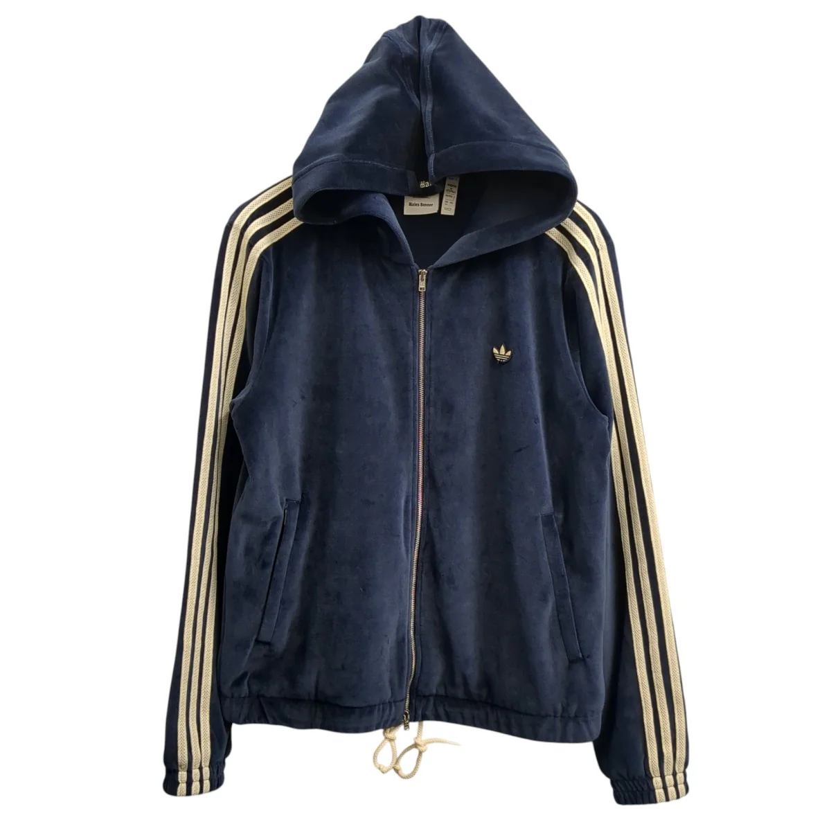 Adidas WB Ori Wb Velour Tj NavyジップパーカーKG3624
