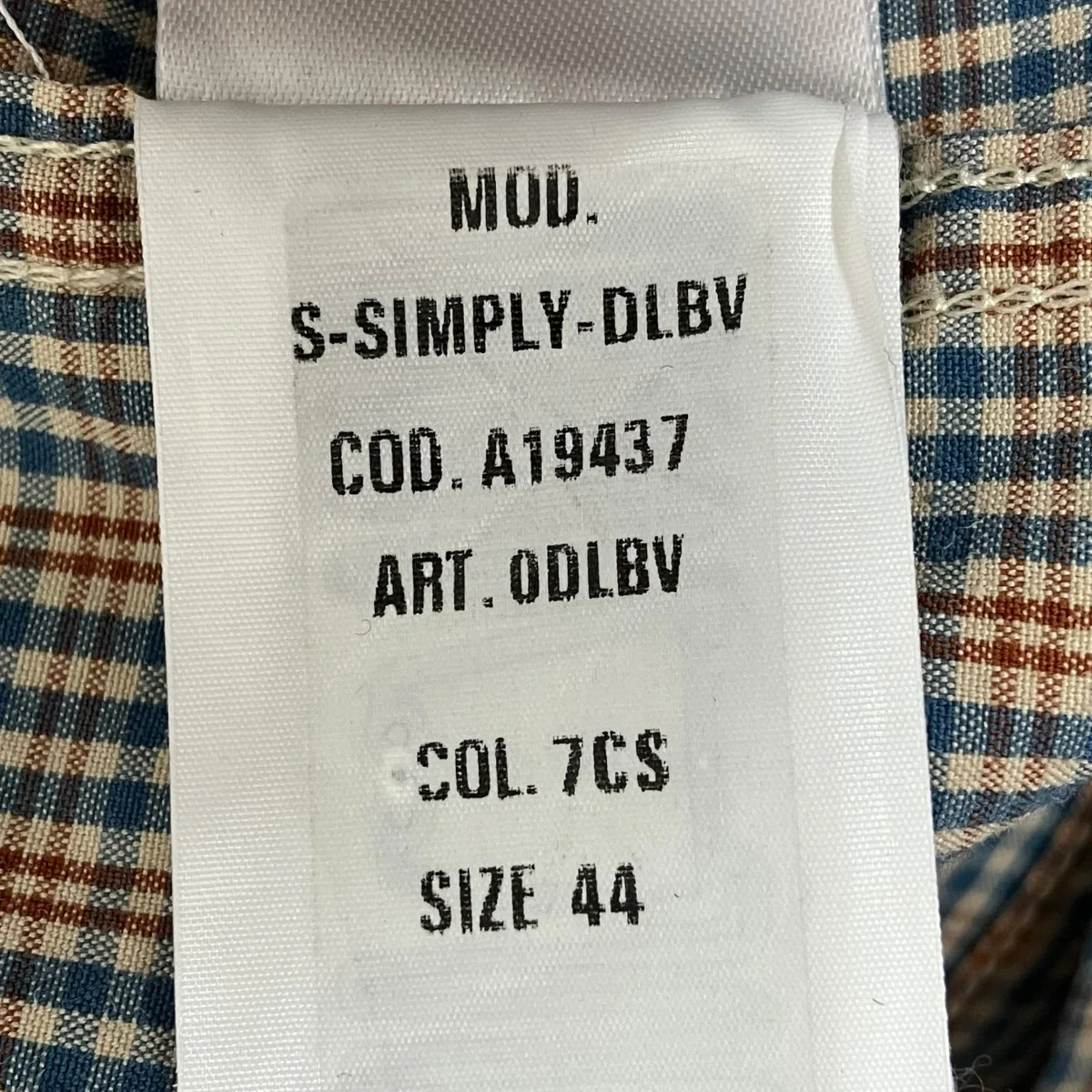 S-SIMPLY-DLBVチェックシャツA19437 - Image 6