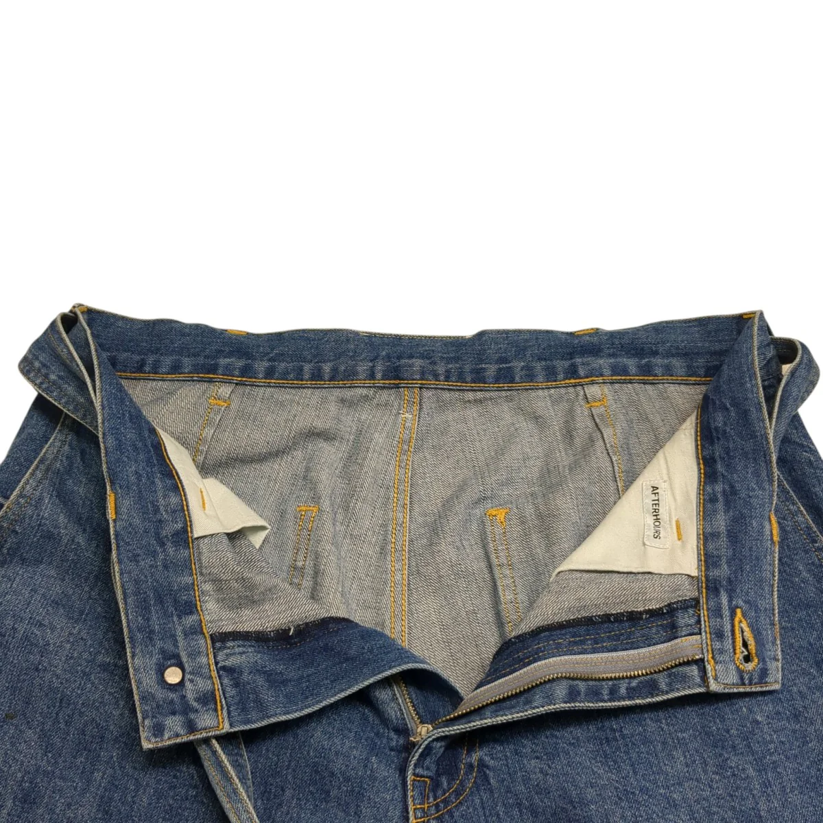 BELTED DENIM PANTSデニムパンツA015-E1PT-D418 - Image 4