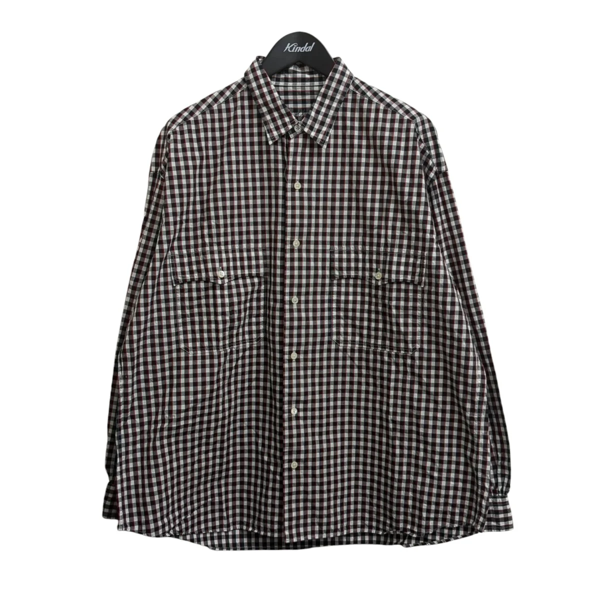 ROLL UP TRICOLOR GINGHAM CHECKシャツ