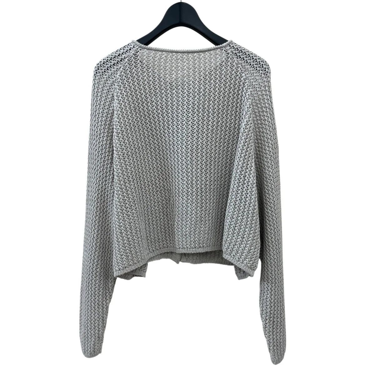 メッシュニットカーディガン24080922115020 Tape Yarn Cropped - Image 2