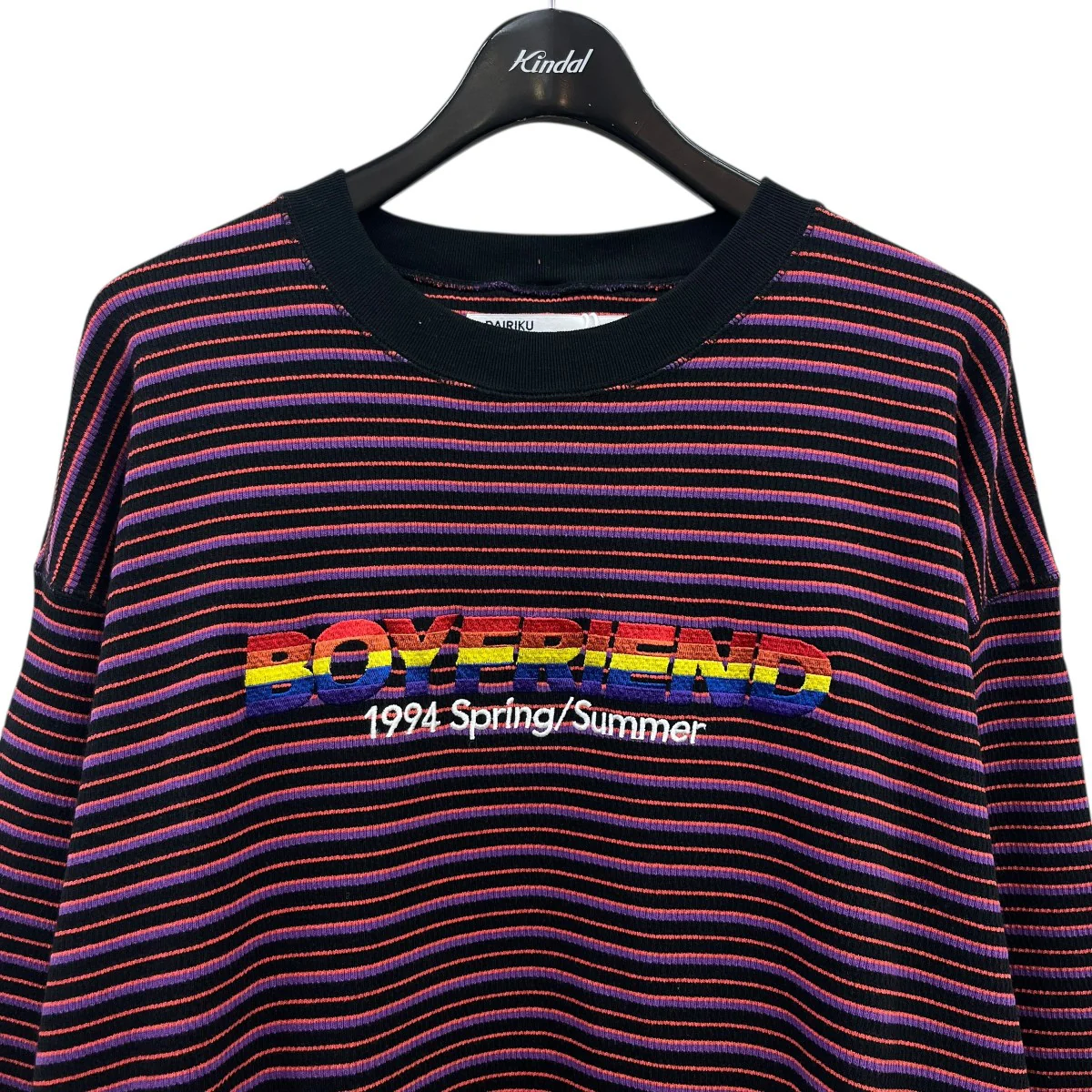 マルチボーダーロングスリーブTシャツ22SS C-10 - Image 3
