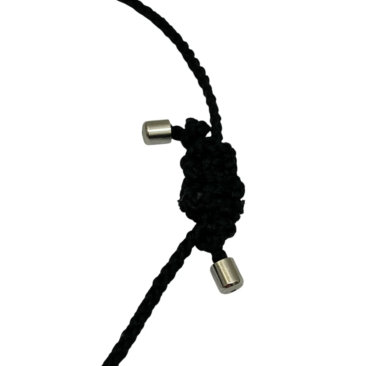 シルバートップ紐ネックレス - Image 4