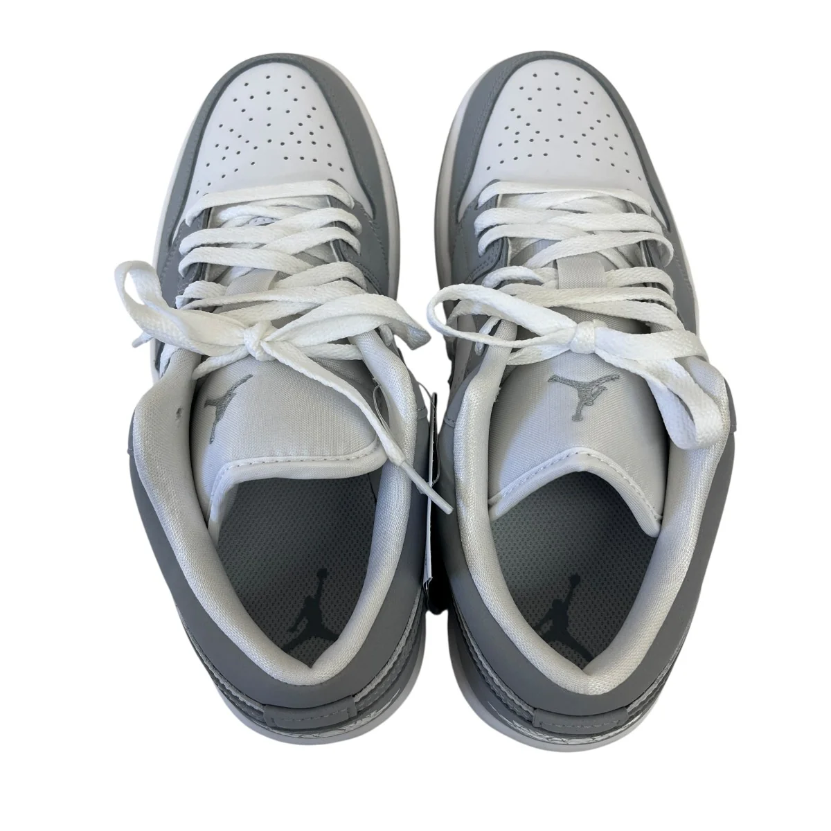 AIR JORDAN 1 LOW WHITE WOLF GREY-ALUMINUMローカットスニーカーDC0774-105 - Image 5
