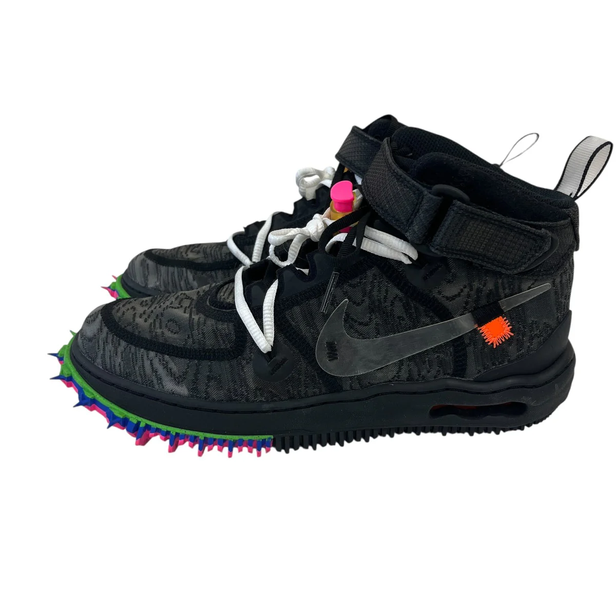 Air Force 1 Mid BlackハイカットスニーカーDO6290-001 - Image 2