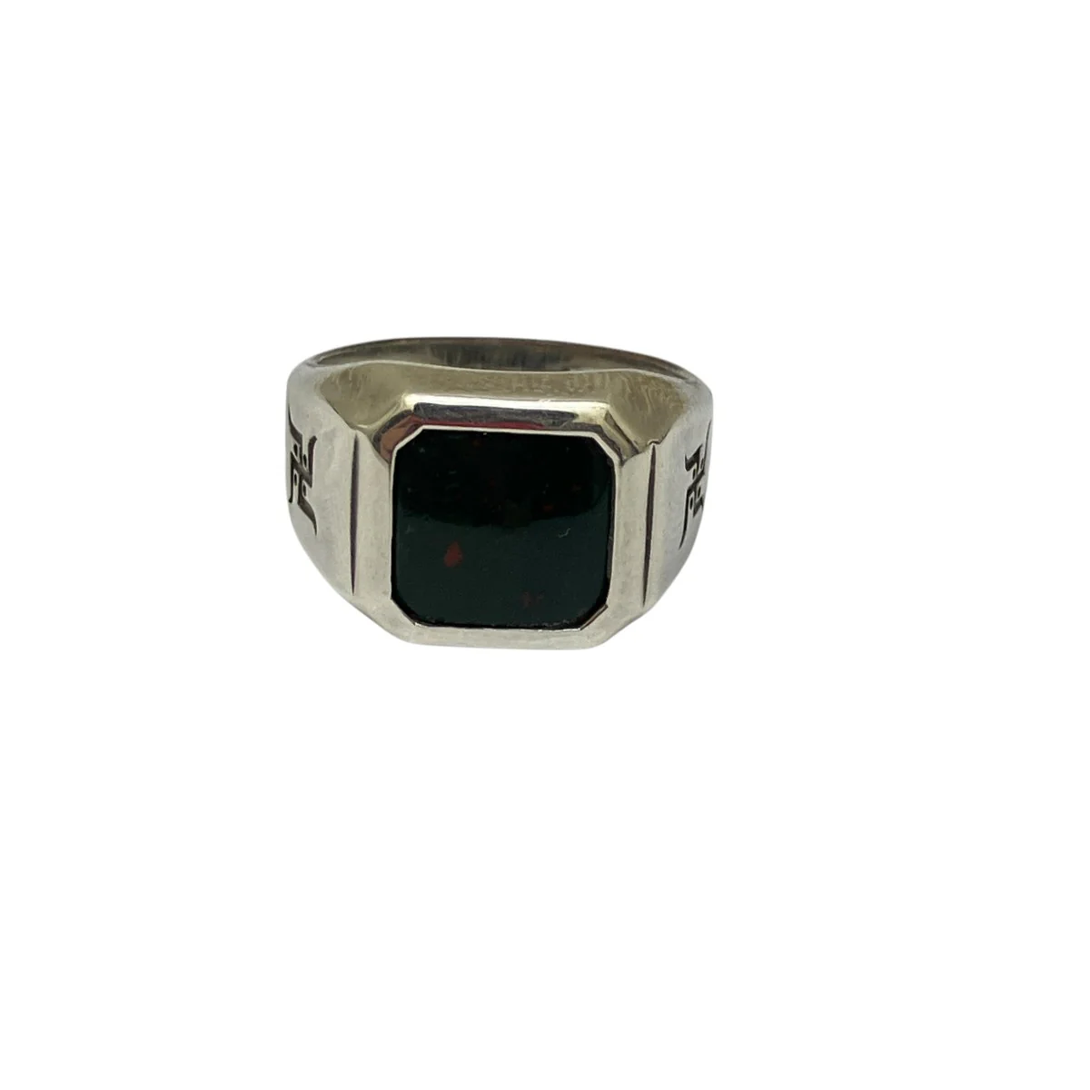 BLOODSTONE SIGNET RING指輪