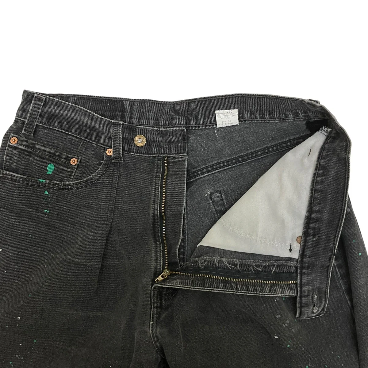 505 ペンキ加工デニムパンツ - Image 3
