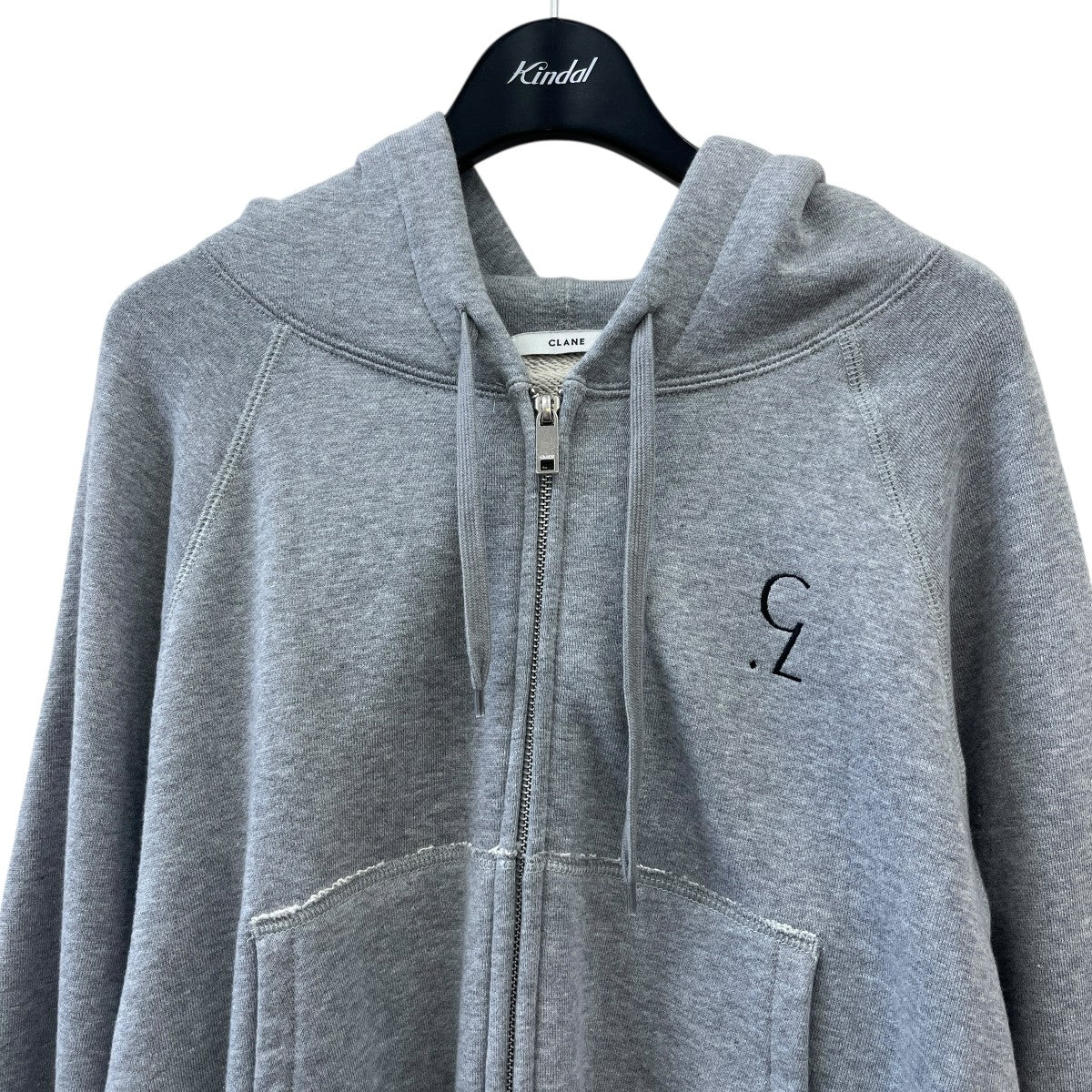 LOGO COMPACT ZIP UP HOODIEジップパーカー19105-1172 - Image 3