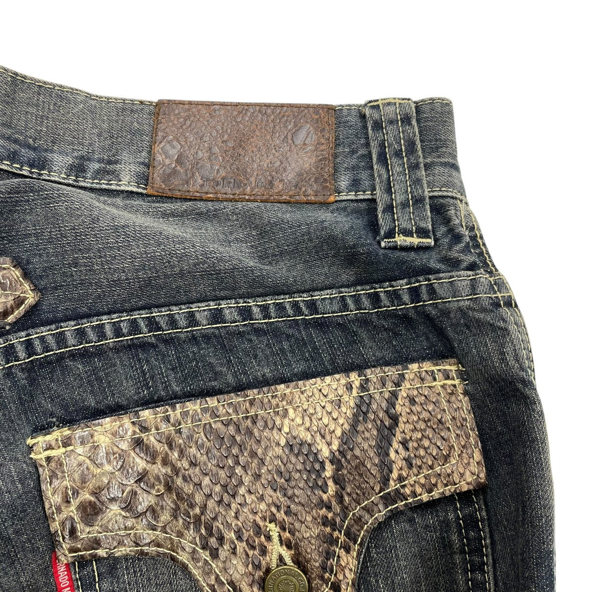 パイソンポケットデニムパンツ - Image 4