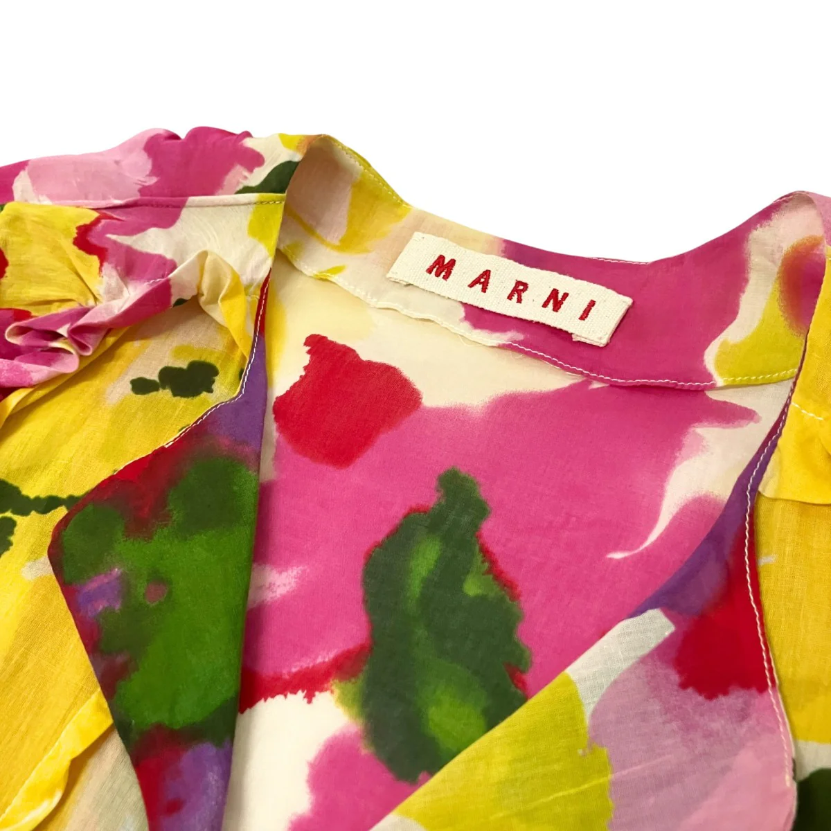 総柄ノースリーブワンピース - Image 4