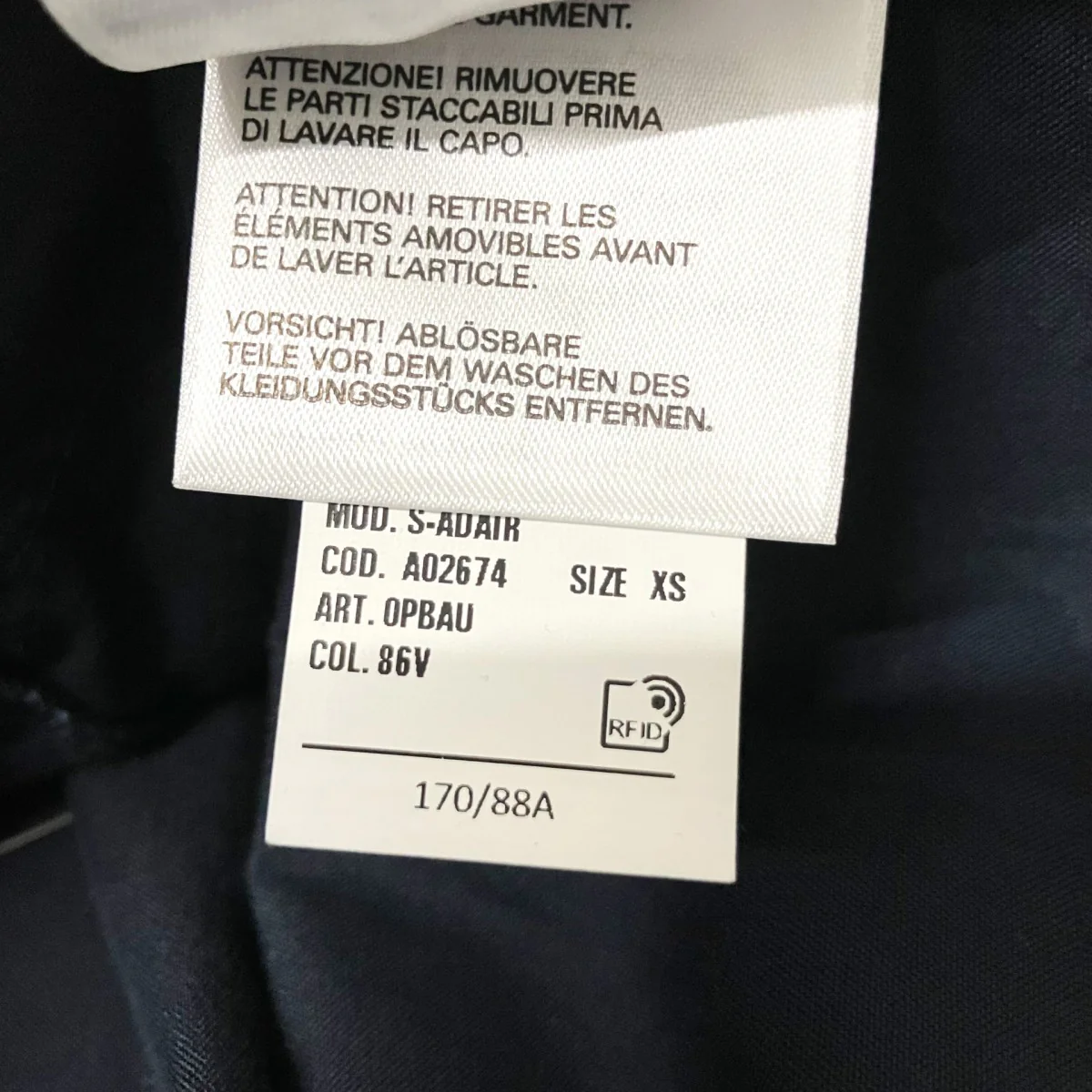 S-ADAIR JACKET切替ジャケットA02674 - Image 7