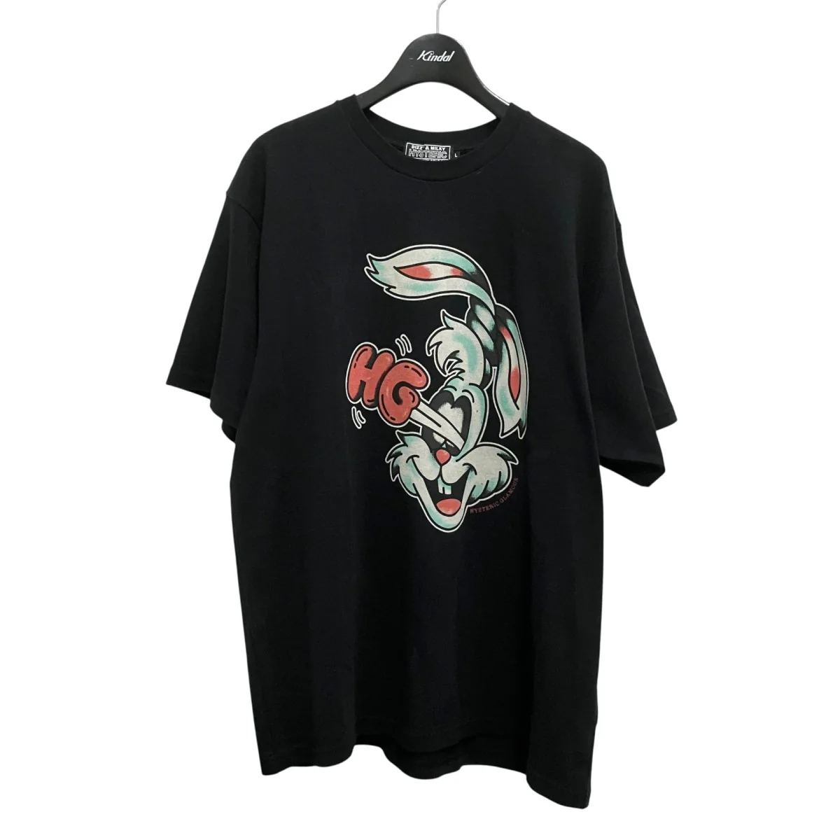 HYSTERIC RABBITプリントTシャツ02253CT11