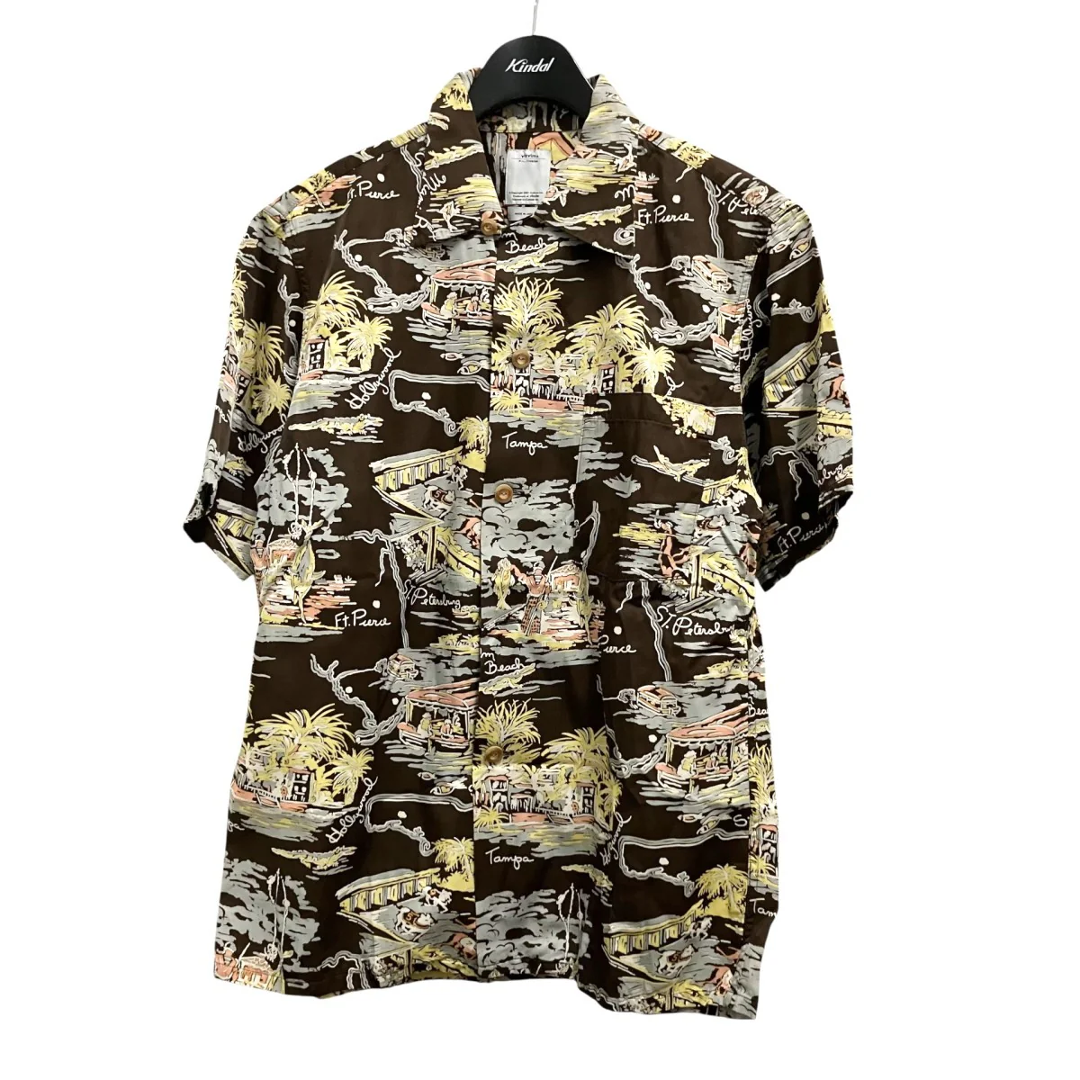 DUKE SHIRT SUNSHINE S／S総柄シャツ0115105011013