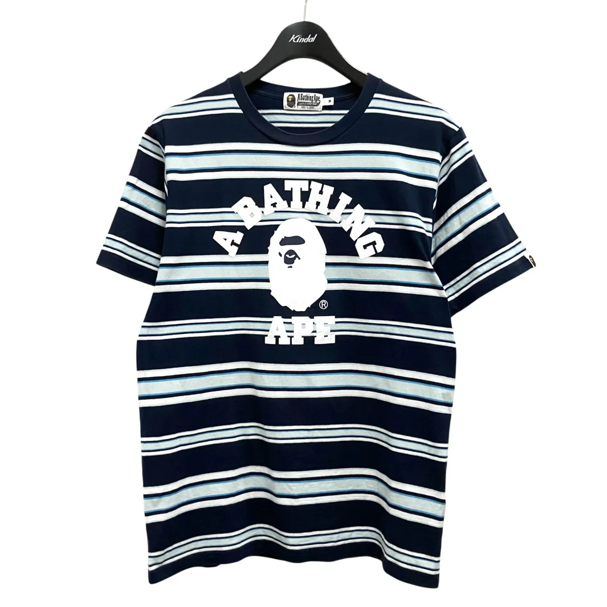 COLLEGE STRIPE TEEボーダーTシャツ001CSL301006M