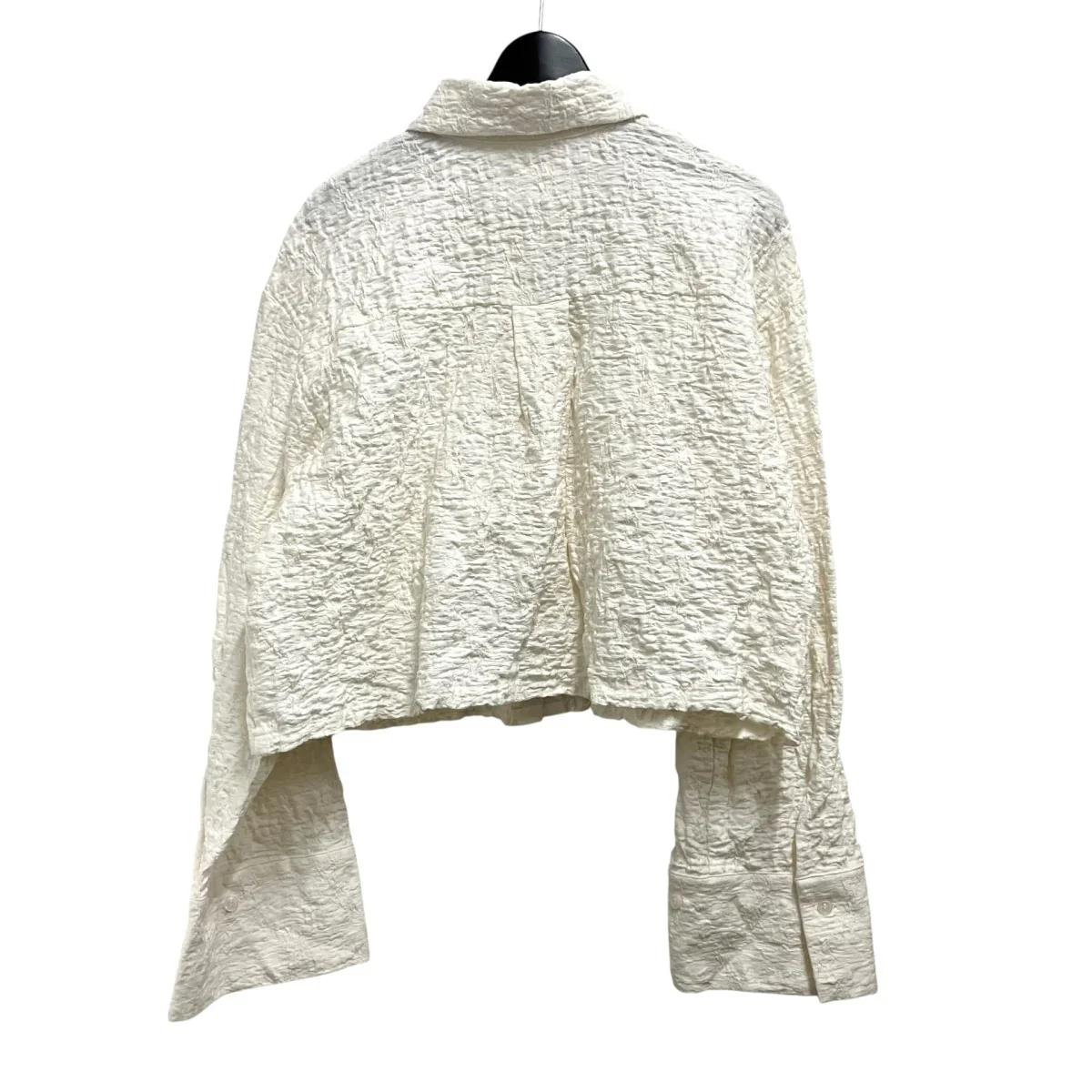 Jacquard Short Shirts長袖ブラウス5193BL061 - Image 2