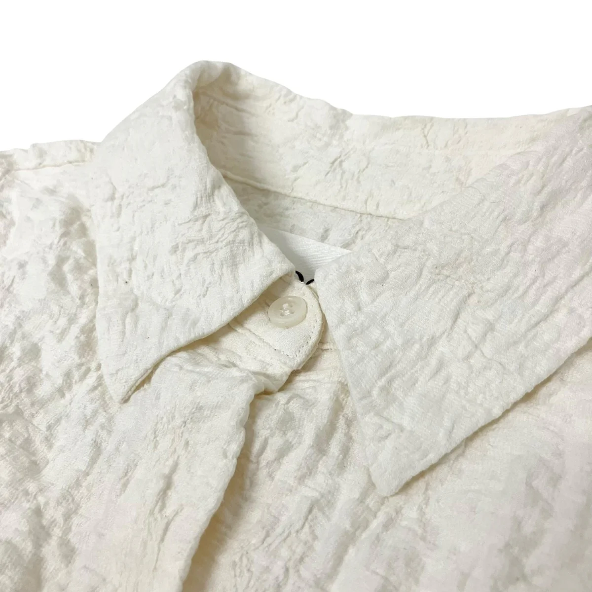 Jacquard Short Shirts長袖ブラウス5193BL061 - Image 3
