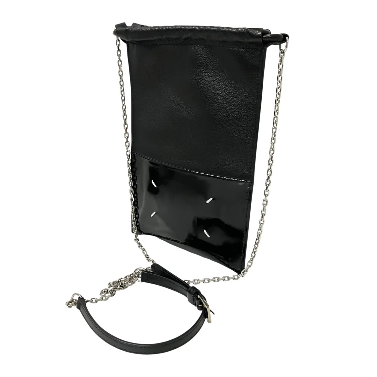 DRAWSTRING PHONE NECK POUCH WITH CHAINショルダーポーチSA1VL0034 - Image 3