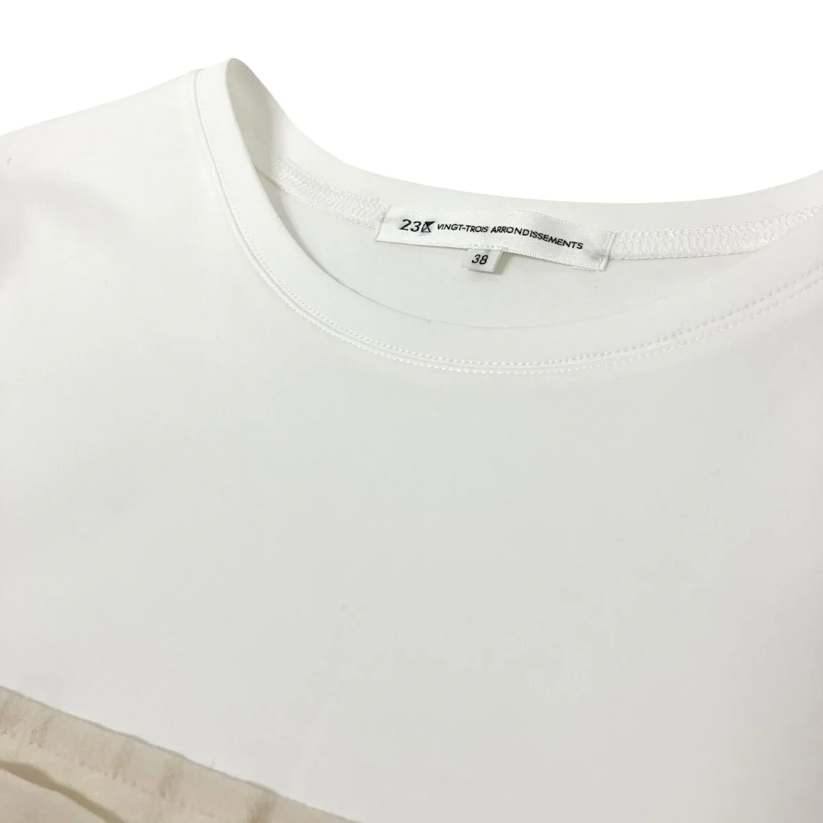 オーガンジービスチェコンビ カットソーKK WO GM 0436 - Image 3