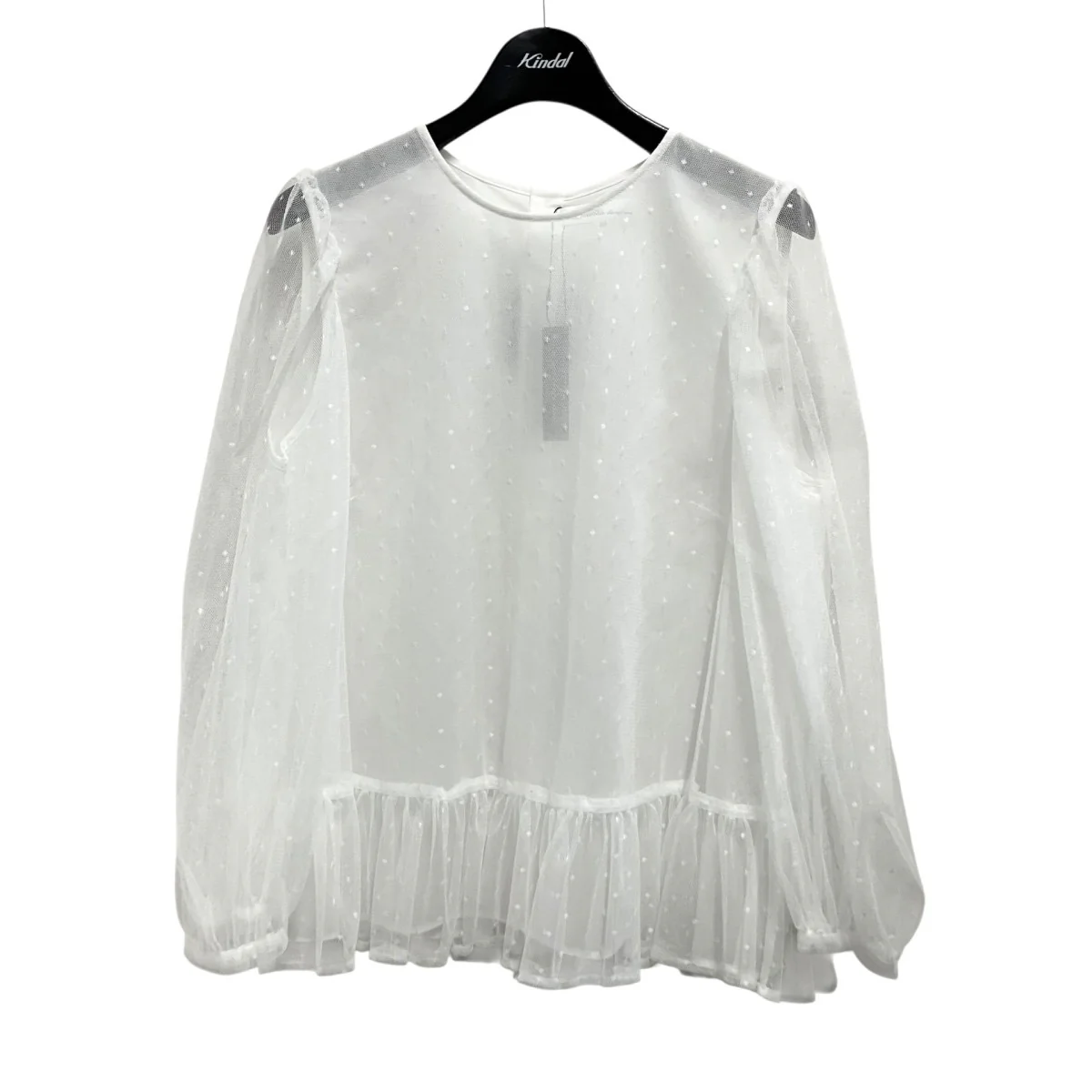 Dot Tulle Blouseレースブラウス2911 901