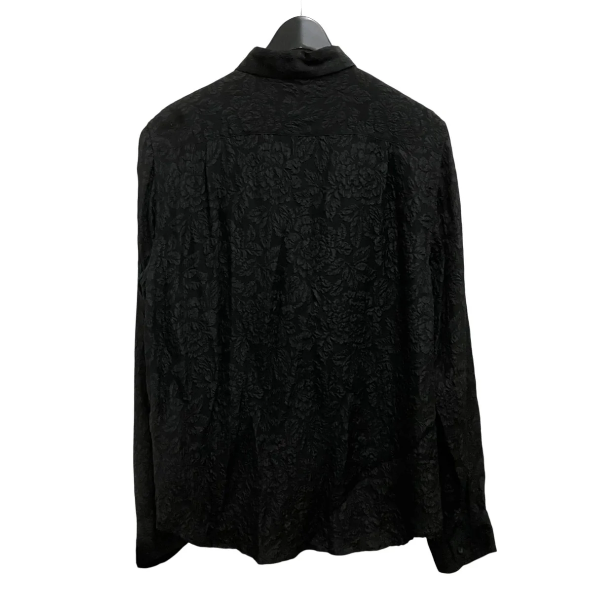 Floral Silk Jacquard Shirtシルクシャツ - Image 2