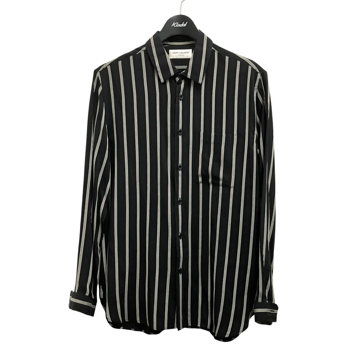 シルク混長袖シャツ621595