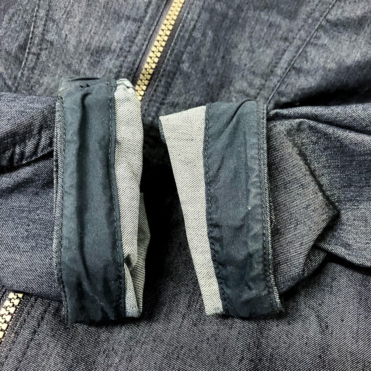 Nylon Denim Compact JacketフーデッドジャケットNP22136 - Image 6