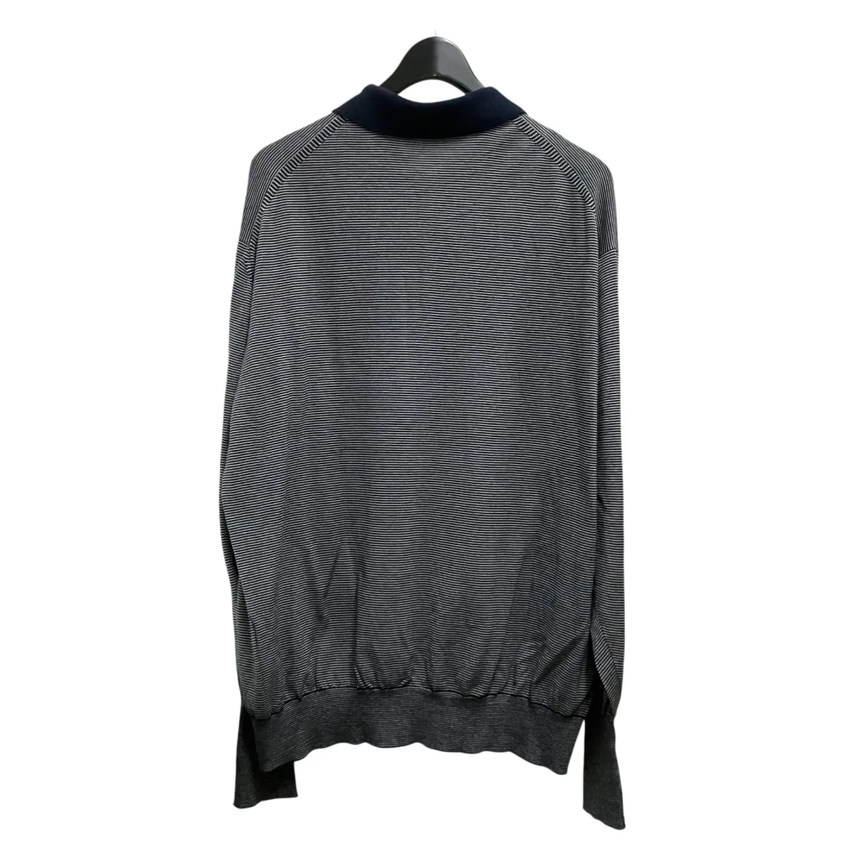 High Gauge L／S Striped Polo Shirtsポロシャツ24SAP 03 05K - Image 2