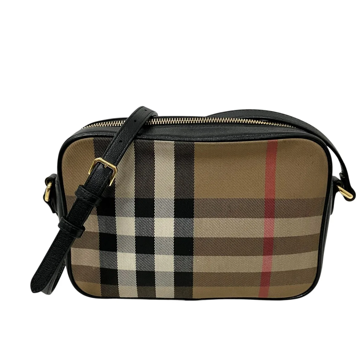 SM CAMERA BAGノバチェックショルダーバッグCNSUPLEA5DON