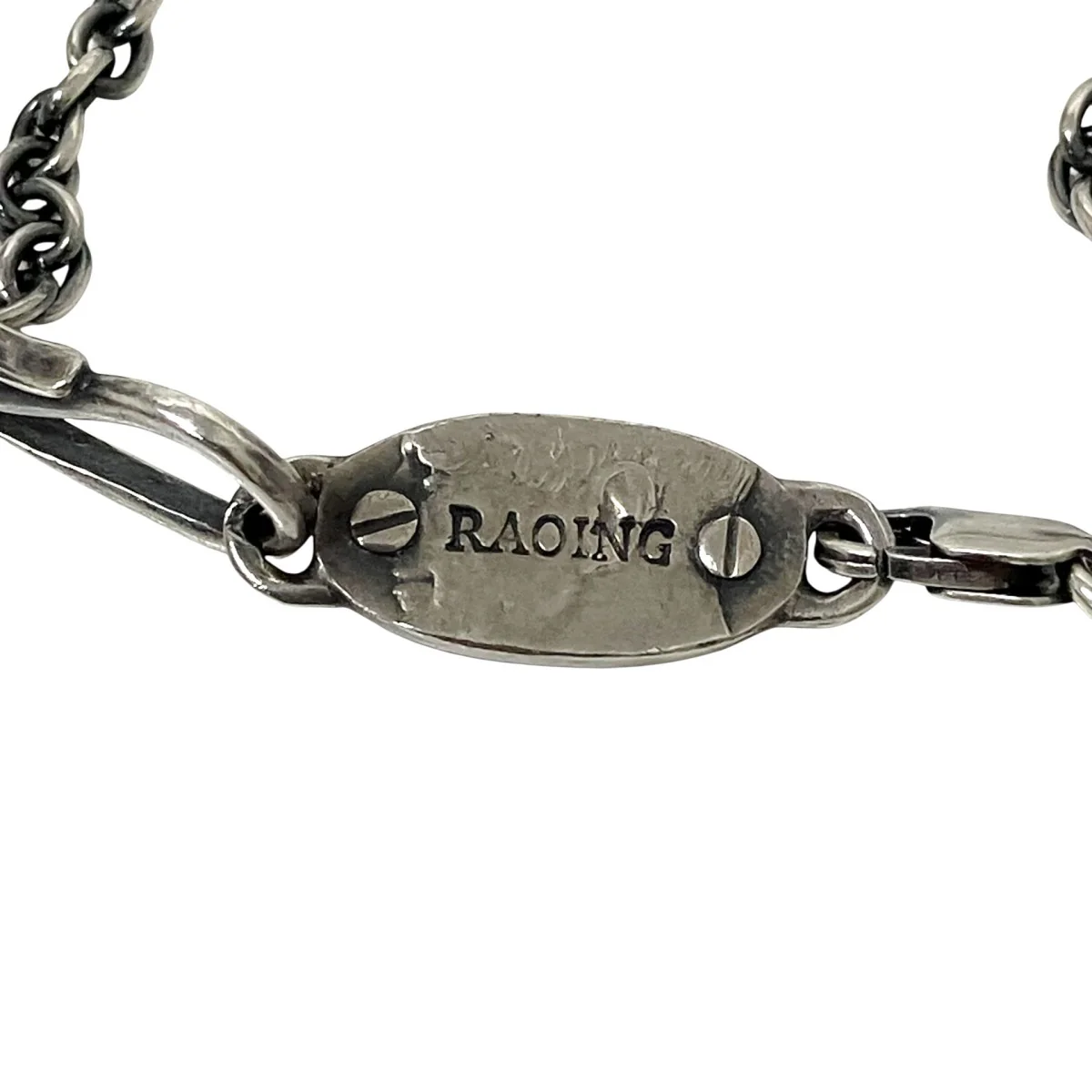 Flower Heart Pendant燻し加工ハートネックレス - Image 6