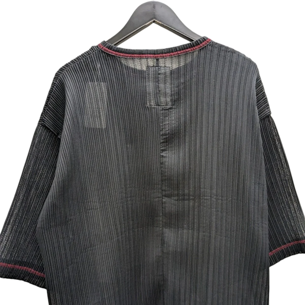SHEER CODE TEE プリーツカットソー - Image 4
