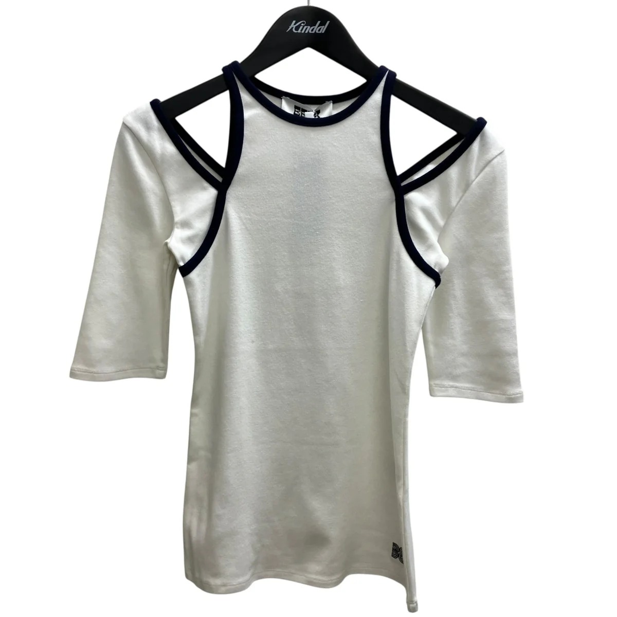 24SS HALF SLEEVE CUTOUT TOP ハーフスリーブカットソー