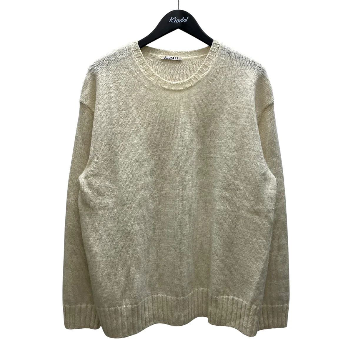 UNEVEN WOOL CORD P O ウールニット
