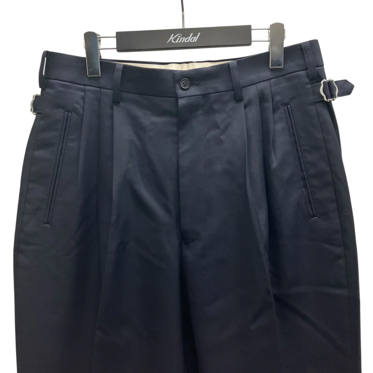 25AW ウールサージタックパンツ スラックス - Image 3