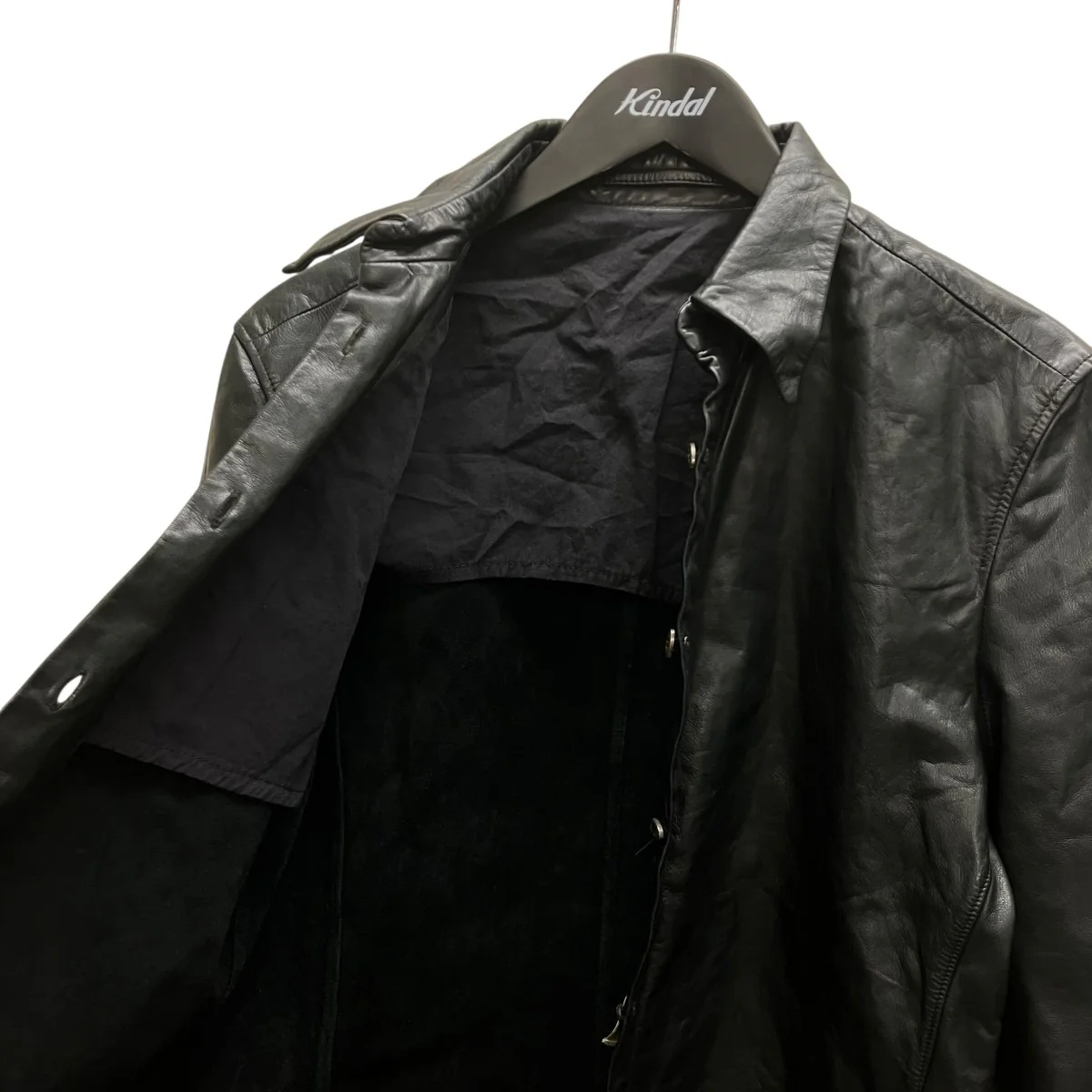 ウォッシャブルレザーシャツ - Image 6
