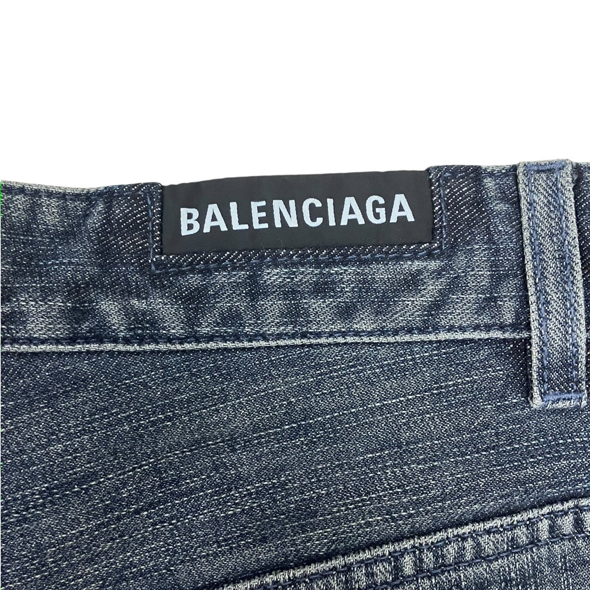 DOUBLE FRONT WIDE LEG JEANS クワトロレッグデニムパンツ - Image 6