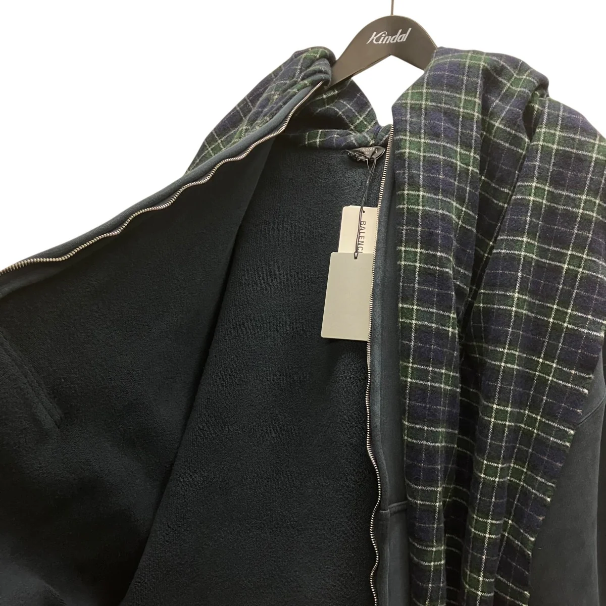 Scarf Zip-Up Hoodie マフラードッキングジップパーカー - Image 6