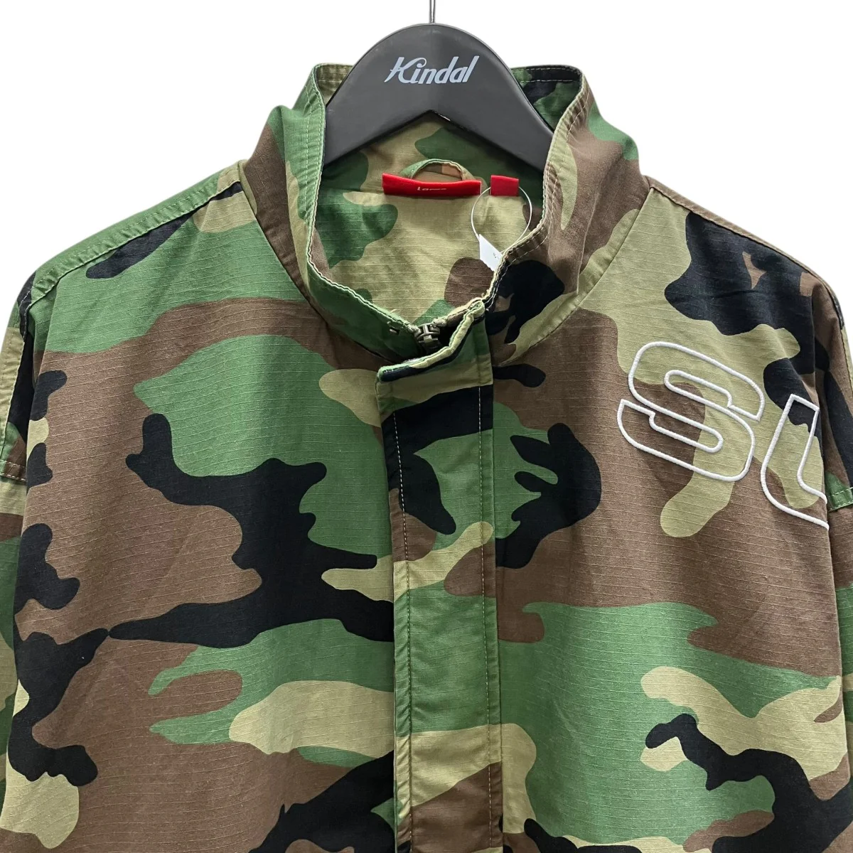 25FW Spellout Embroidered Ripstop Track Jacketカモフラージュジャケット - Image 2