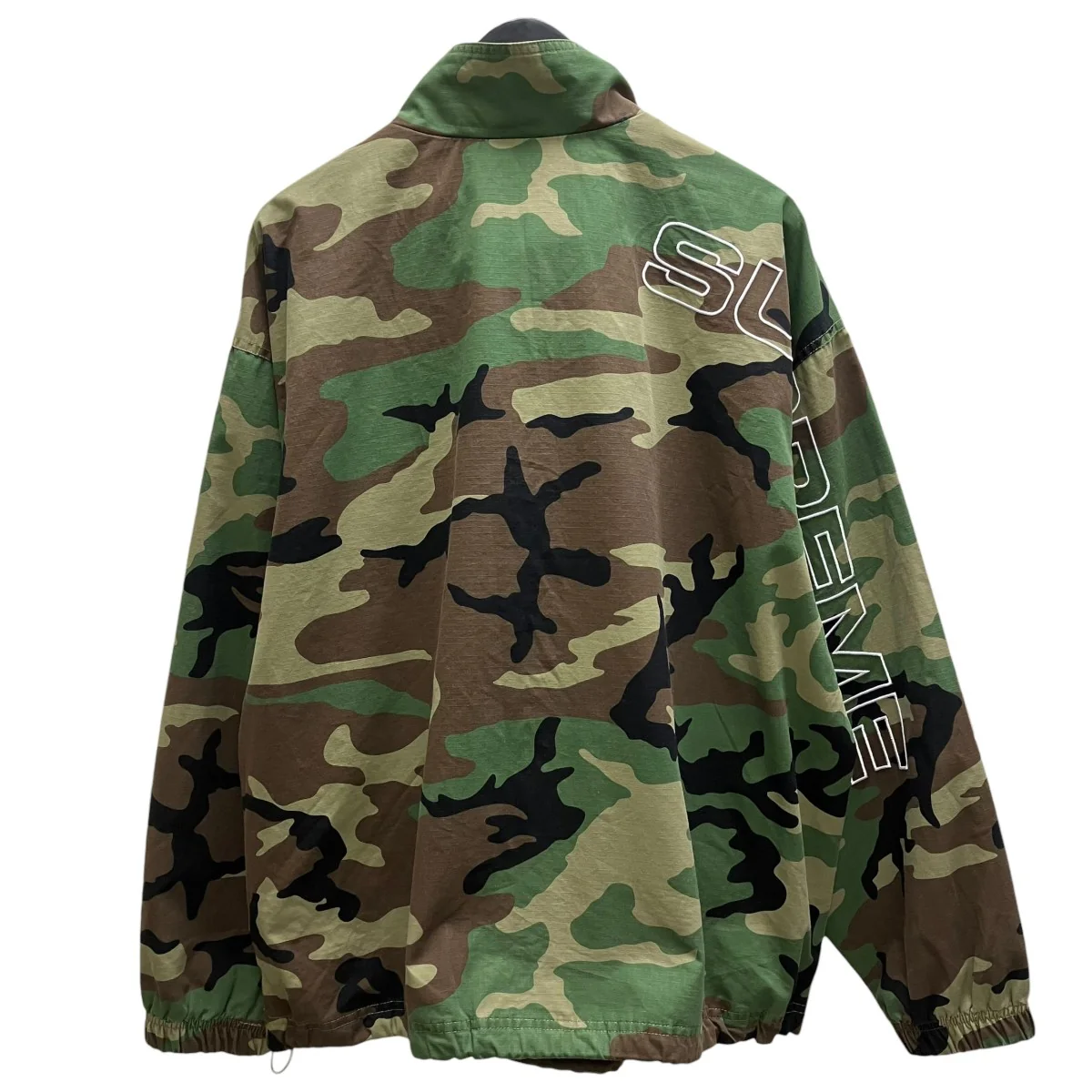 25FW Spellout Embroidered Ripstop Track Jacketカモフラージュジャケット - Image 4