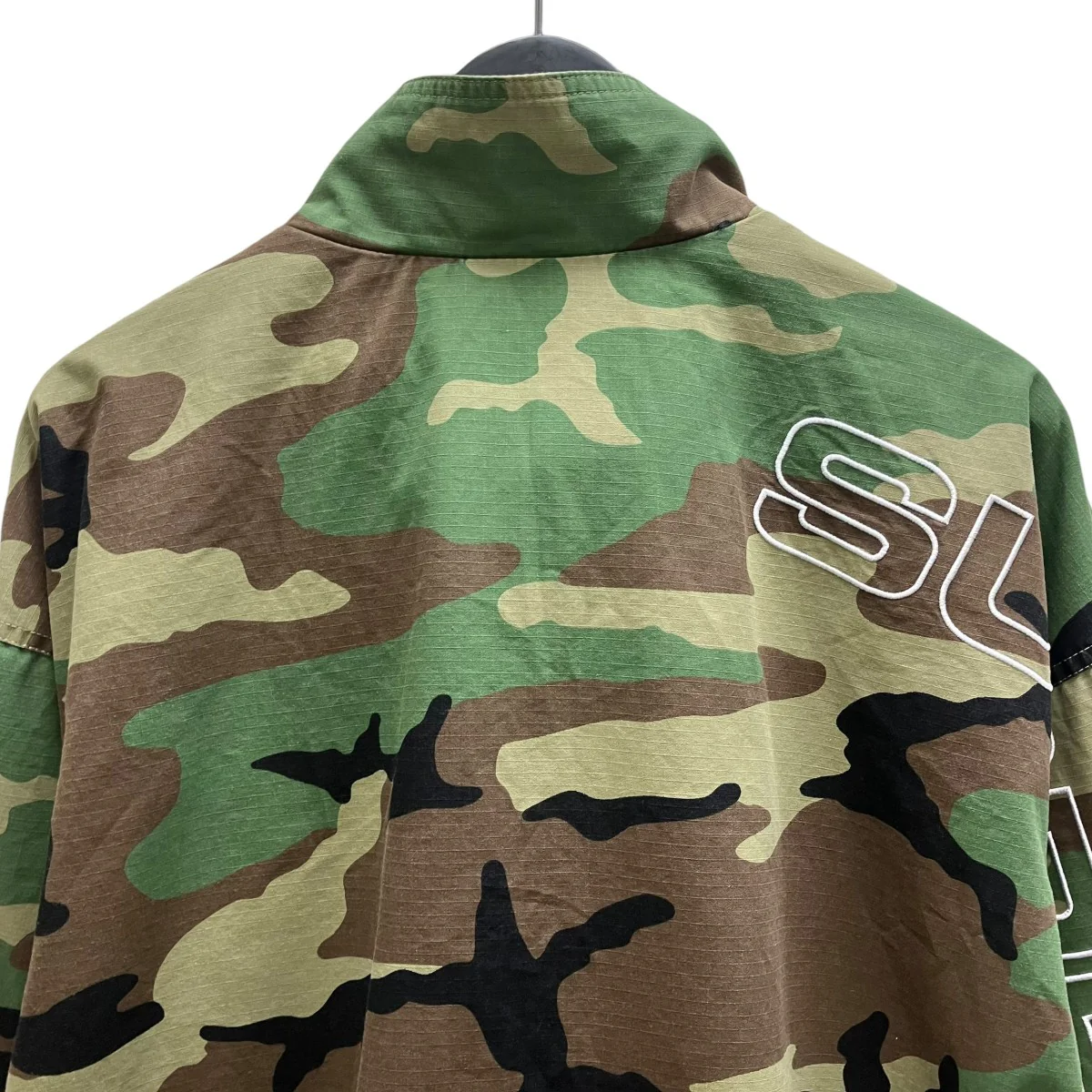 25FW Spellout Embroidered Ripstop Track Jacketカモフラージュジャケット - Image 5