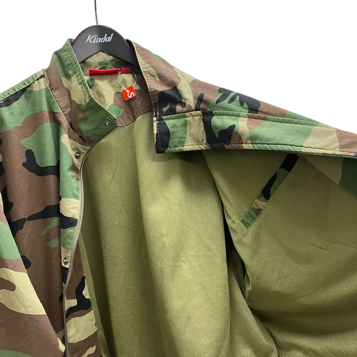 25FW Spellout Embroidered Ripstop Track Jacketカモフラージュジャケット - Image 6