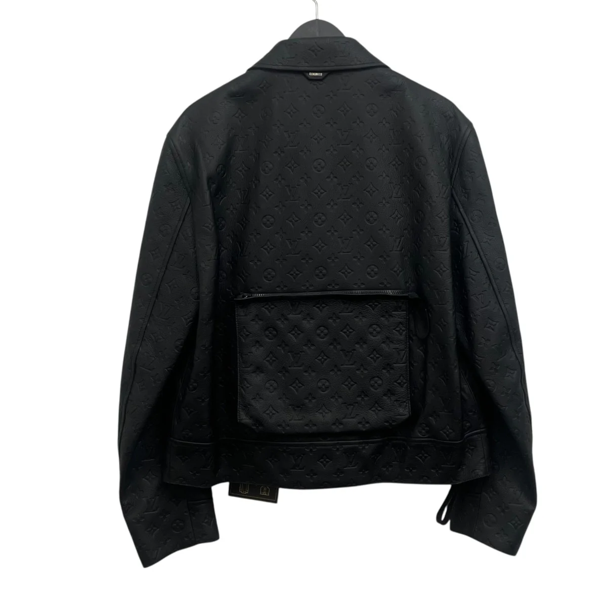 Monogram Embossed Utility Jacketモノグラムエンボスユーティリティレザー ジャケットHIL46EQXS - Image 2