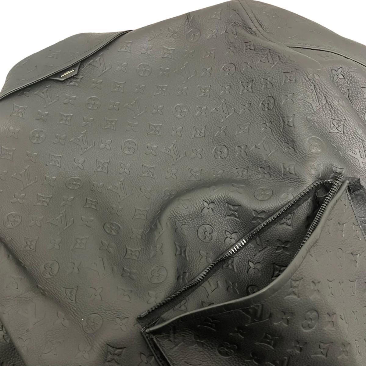 Monogram Embossed Utility Jacketモノグラムエンボスユーティリティレザー ジャケットHIL46EQXS - Image 8