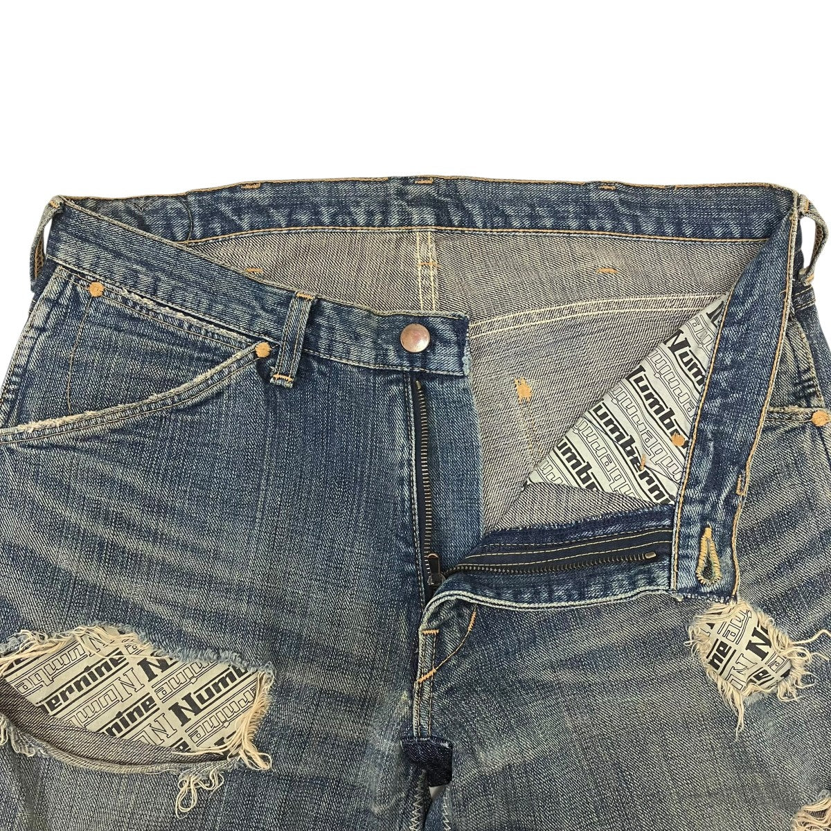 ダメージ加工デニムパンツ - Image 5