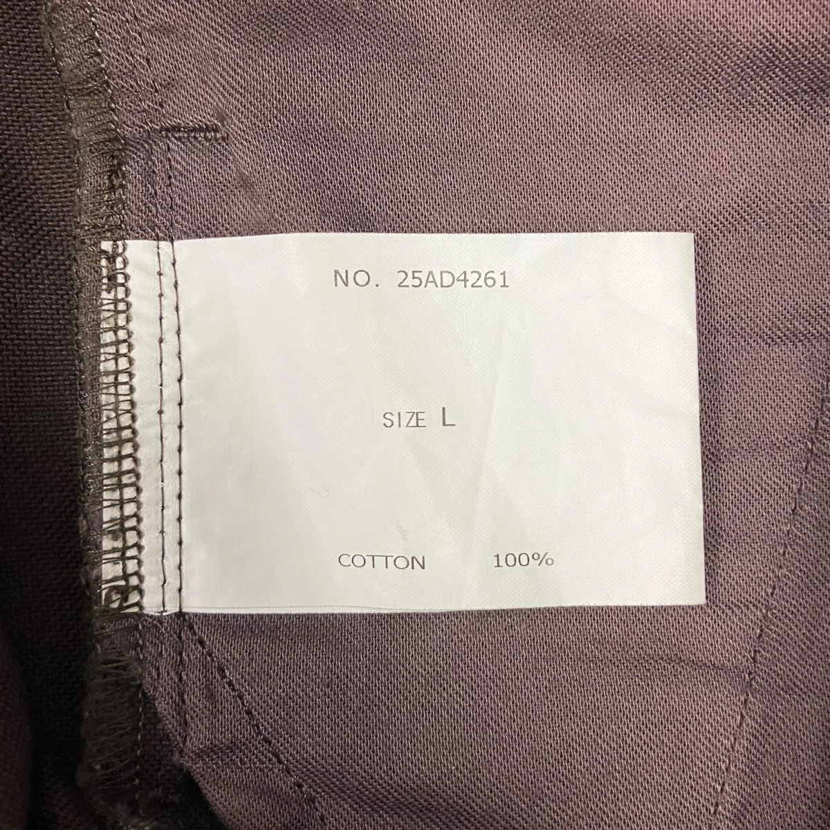 25AW DL-S チノパン - Image 7